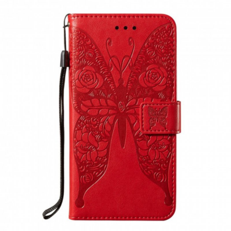 Folio-fodral Xiaomi Redmi Note 9 Pro 5G Fjärilsdesign