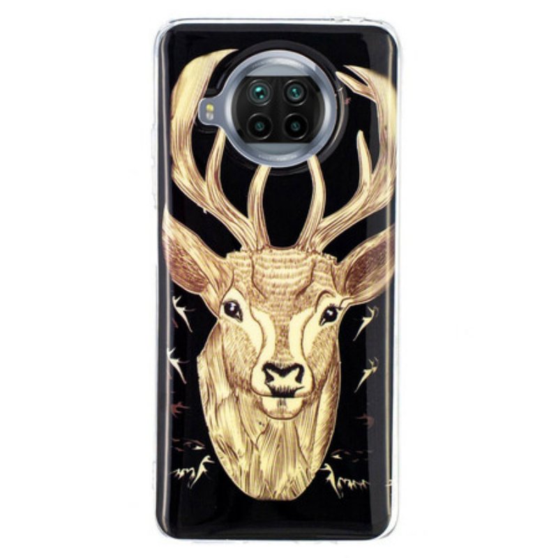 Mobilskal Xiaomi Redmi Note 9 Pro 5G Neon Majestic Deer