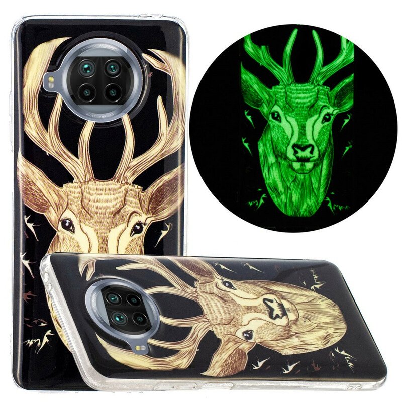 Mobilskal Xiaomi Redmi Note 9 Pro 5G Neon Majestic Deer