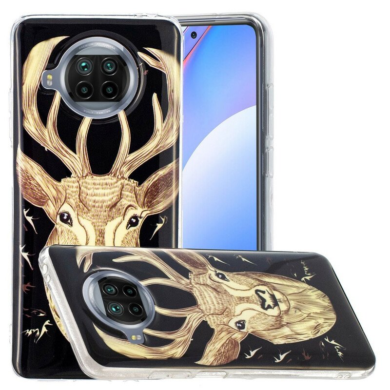 Mobilskal Xiaomi Redmi Note 9 Pro 5G Neon Majestic Deer