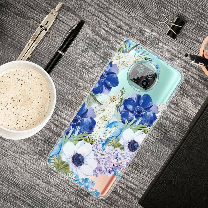 Skal Xiaomi Redmi Note 9 Pro 5G Akvarell Blommor