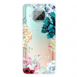 Skal Xiaomi Redmi Note 9 Pro 5G Akvarell Blommor