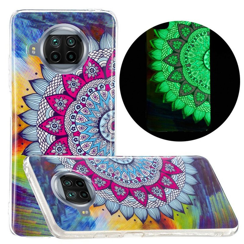 Skal Xiaomi Redmi Note 9 Pro 5G Fluorescerande Färgglada Mandala