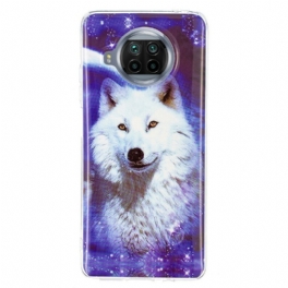 Skal Xiaomi Redmi Note 9 Pro 5G Fluorescerande Wolf Series