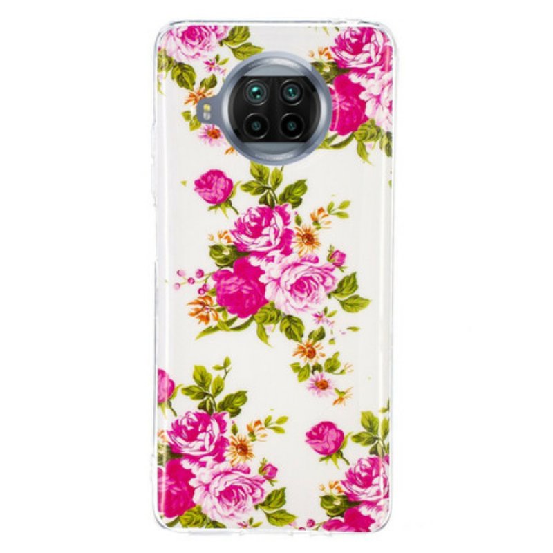 Skal Xiaomi Redmi Note 9 Pro 5G Neon Liberty Blommor