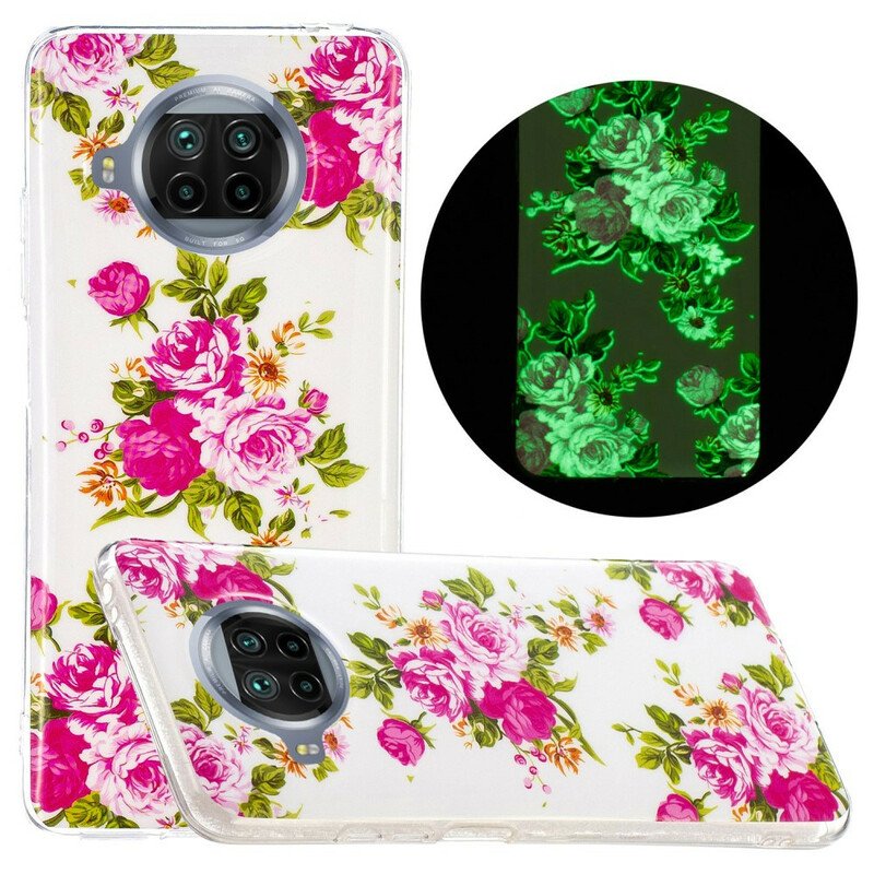 Skal Xiaomi Redmi Note 9 Pro 5G Neon Liberty Blommor