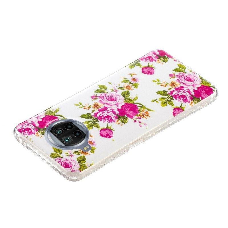 Skal Xiaomi Redmi Note 9 Pro 5G Neon Liberty Blommor