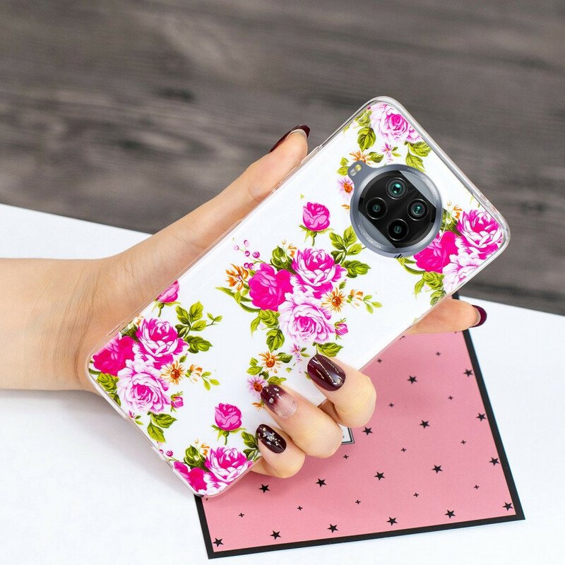 Skal Xiaomi Redmi Note 9 Pro 5G Neon Liberty Blommor