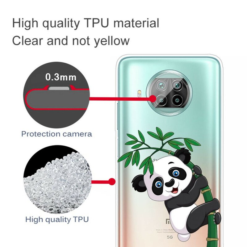 Skal Xiaomi Redmi Note 9 Pro 5G Panda På Bambu