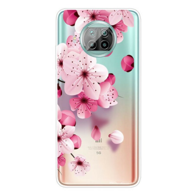 Skal Xiaomi Redmi Note 9 Pro 5G Små Rosa Blommor