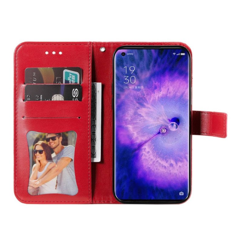 Fodral Oppo Find X5 Med Kedjar Strappy Mandala