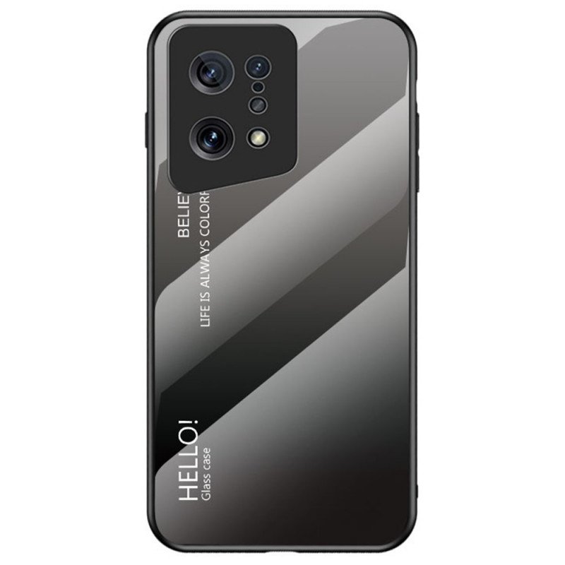 Skal Oppo Find X5 Härdat Glas Hej