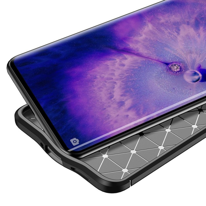 Skal Oppo Find X5 Lädereffekt Litchi Dubbel Linje