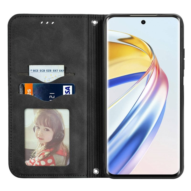 Folio-fodral Honor X9b / Magic 6 Lite Telefonfodral Mockastil