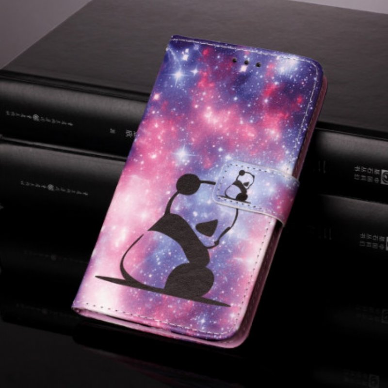 Folio-fodral Huawei P Smart 2020 Med Kedjar Lanyard Panda Musings