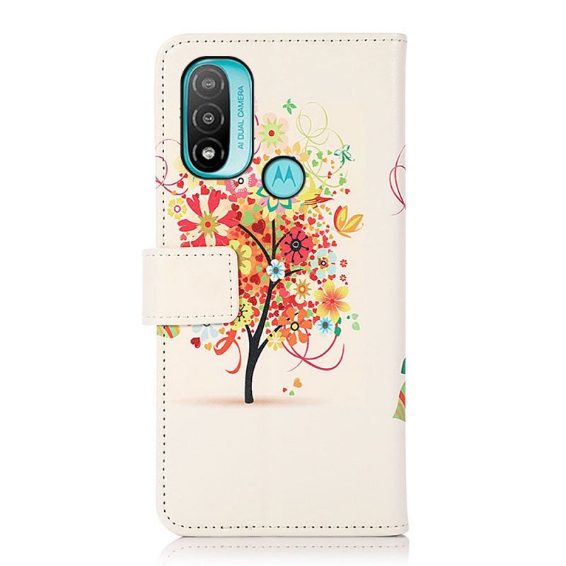 Fodral Moto E40 / E30 / E20 Blommande Träd