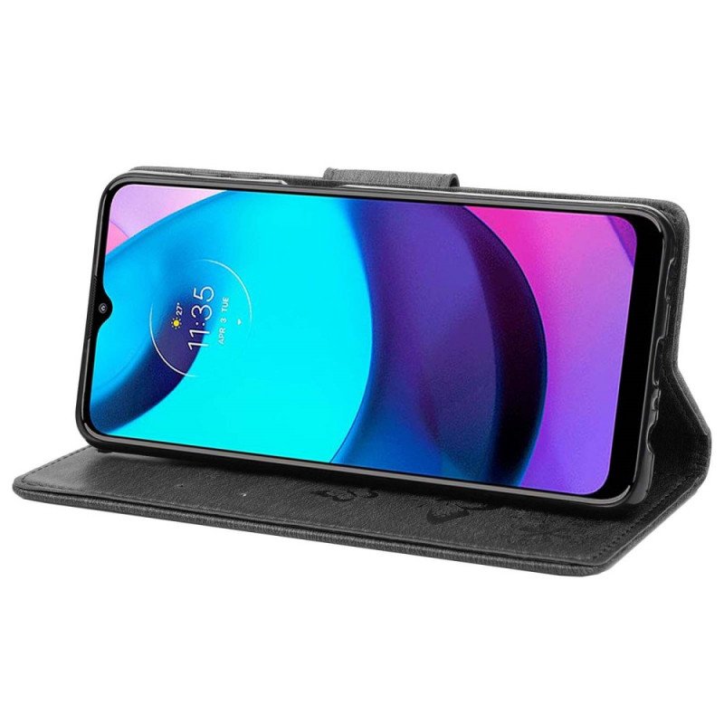 Folio-fodral Moto E40 / E30 / E20 Med Kedjar Fantastiska Remfjärilar