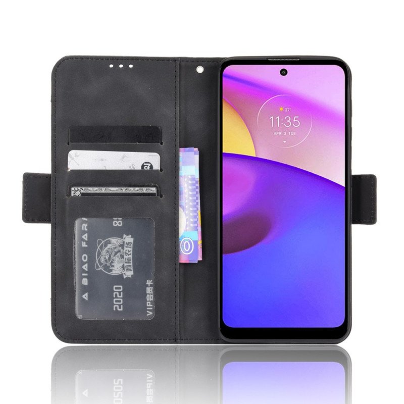 Folio-fodral Moto E40 / E30 / E20 Multi-card Premier Class