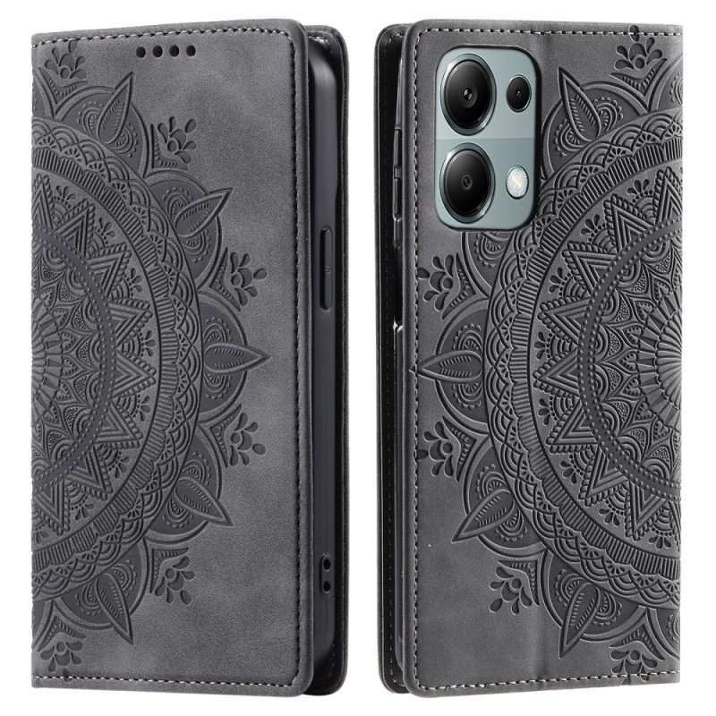 Folio-fodral För Xiaomi 14t Mandala Mockaeffekt