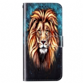 Fodral Xiaomi Redmi 10A Med Kedjar Lanyard Lion