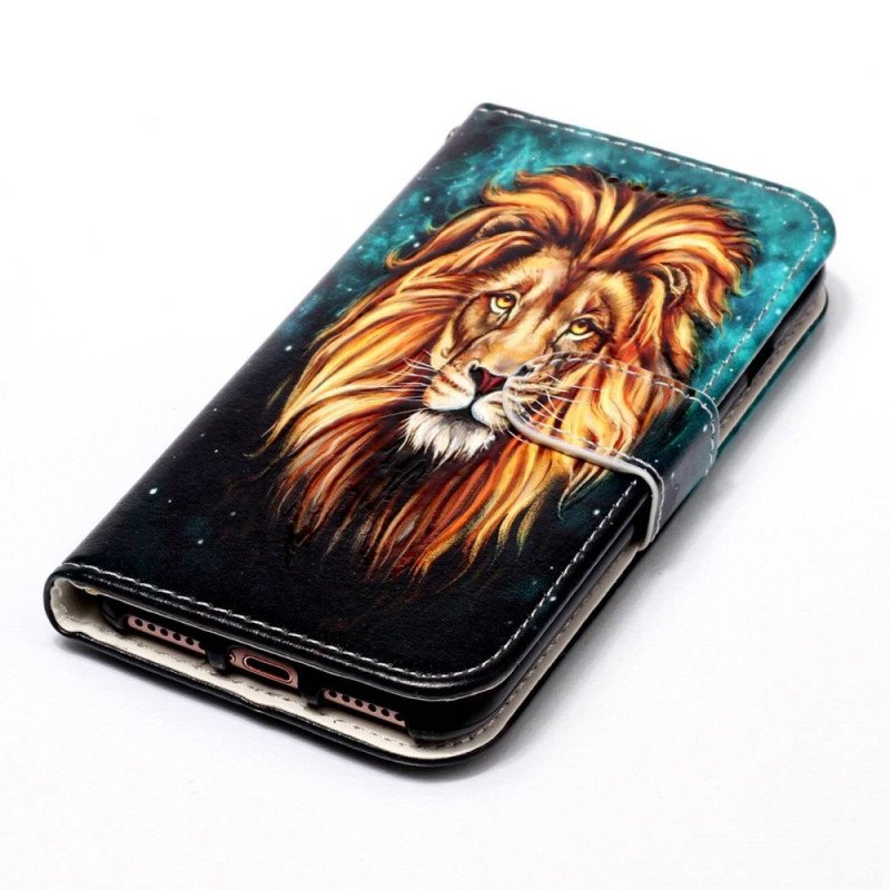 Fodral Xiaomi Redmi 10A Med Kedjar Lanyard Lion