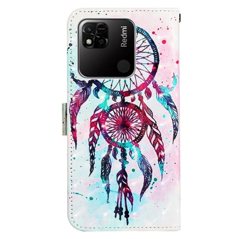 Fodral Xiaomi Redmi 10A Med Kedjar Strap Dream Catcher