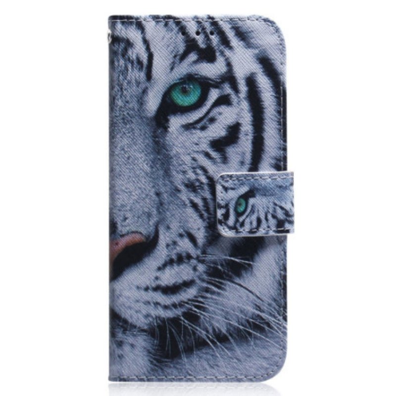 Fodral Xiaomi Redmi 10A Vit Tiger