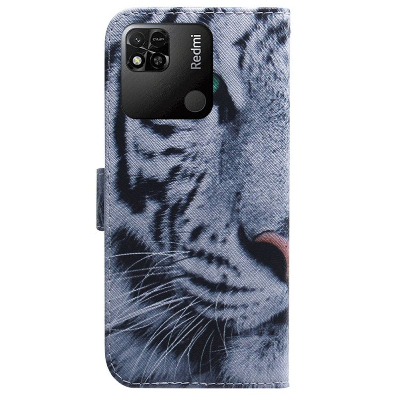 Fodral Xiaomi Redmi 10A Vit Tiger