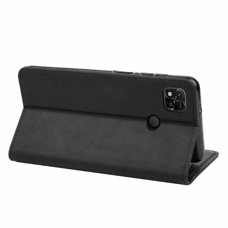 Folio-fodral Xiaomi Redmi 10A Läderfodral Bicolor Med Nit