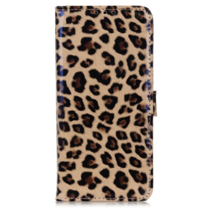 Folio-fodral Xiaomi Redmi 10A Leopardhudeffekt