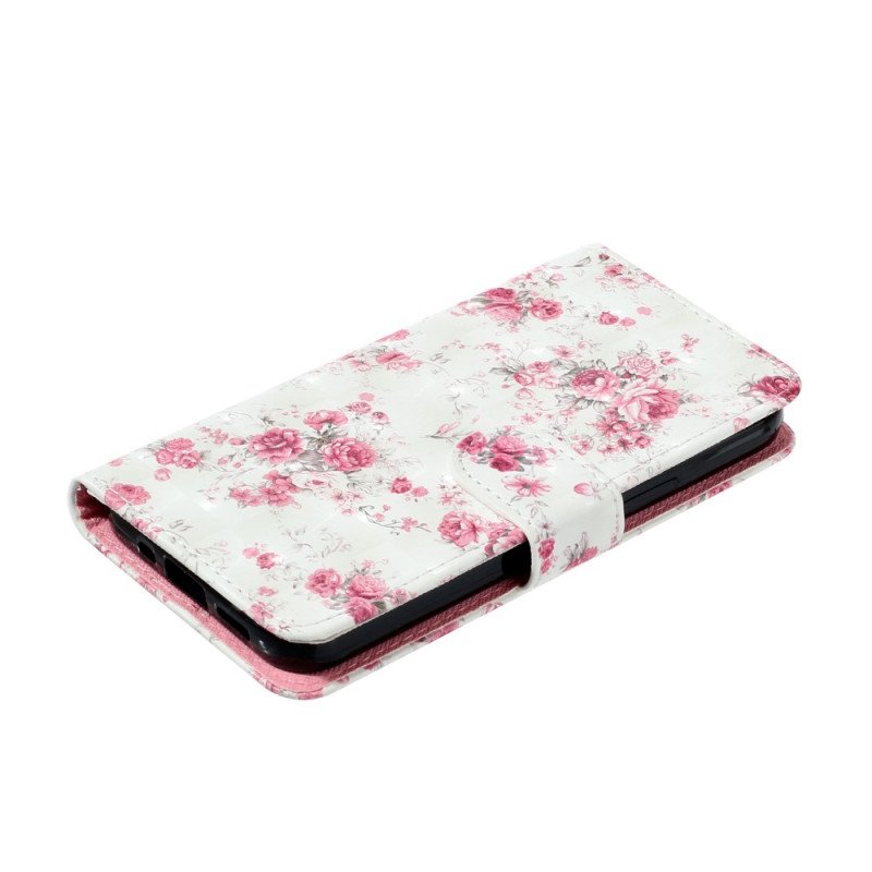 Folio-fodral Xiaomi Redmi 10A Med Kedjar Rem Liberty Flowers