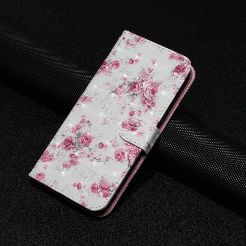 Folio-fodral Xiaomi Redmi 10A Med Kedjar Rem Liberty Flowers