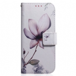 Folio-fodral Xiaomi Redmi 10A Rosa Blomma