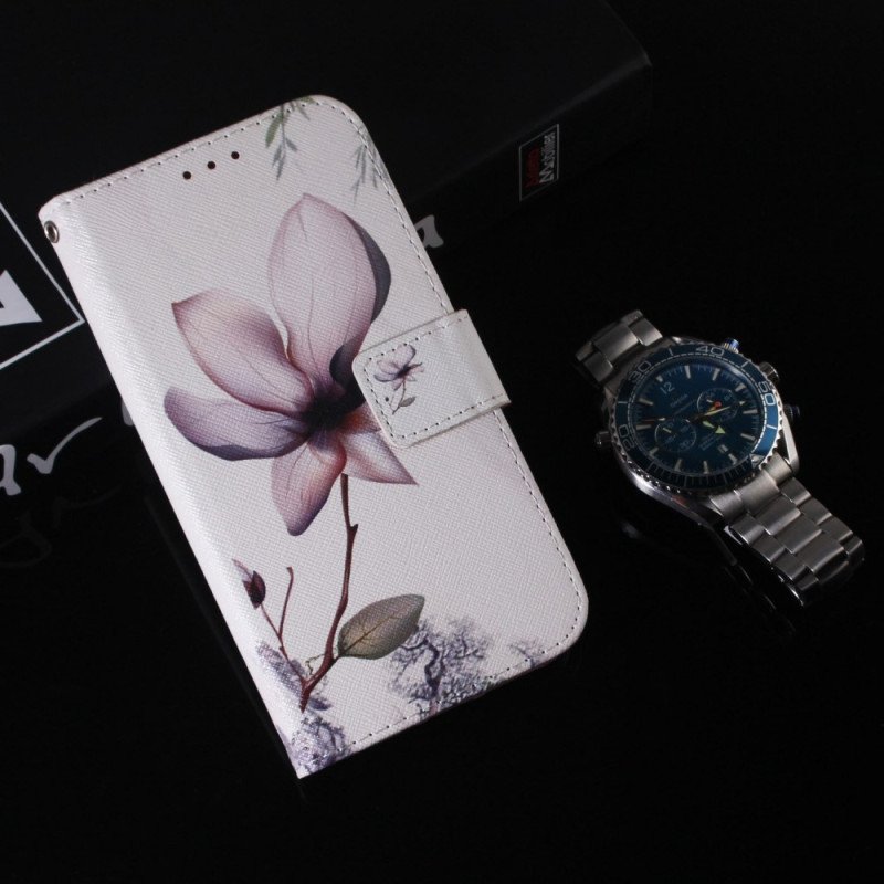 Folio-fodral Xiaomi Redmi 10A Rosa Blomma