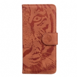 Folio-fodral Xiaomi Redmi 10A Tiger Fotavtryck