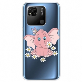 Skal Xiaomi Redmi 10A Sömlös Rosa Elefant