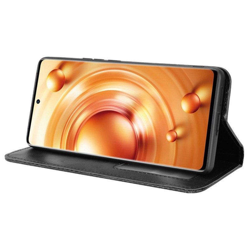 Folio-fodral Vivo X80 Pro Läderfodral Stiliserade