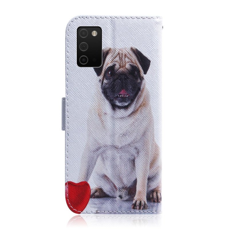 Fodral Samsung Galaxy A03s Mops Hund