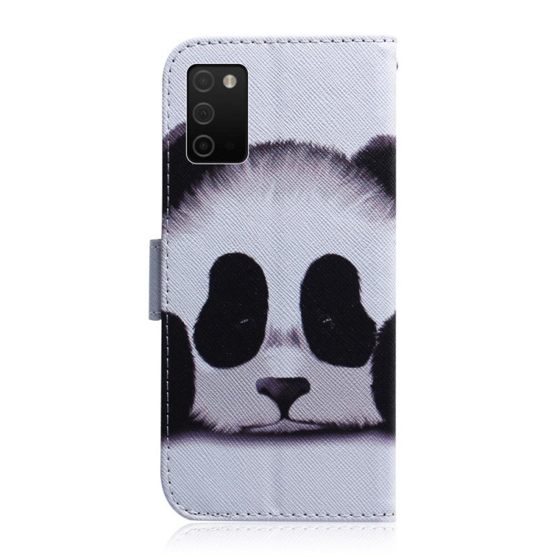 Fodral Samsung Galaxy A03s Panda Ansikte