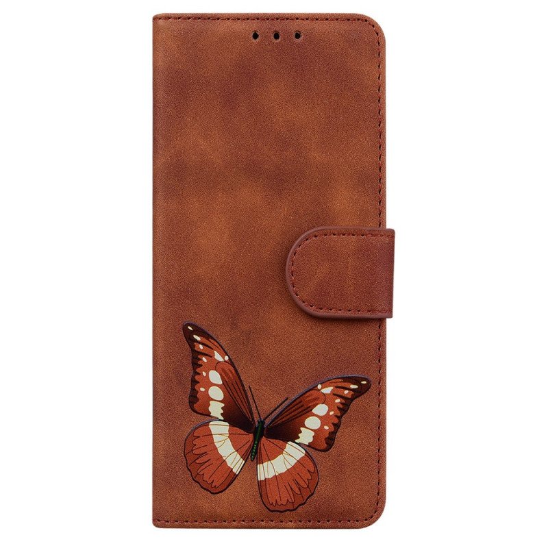 Fodral Samsung Galaxy A03s Skin-touch Butterfly