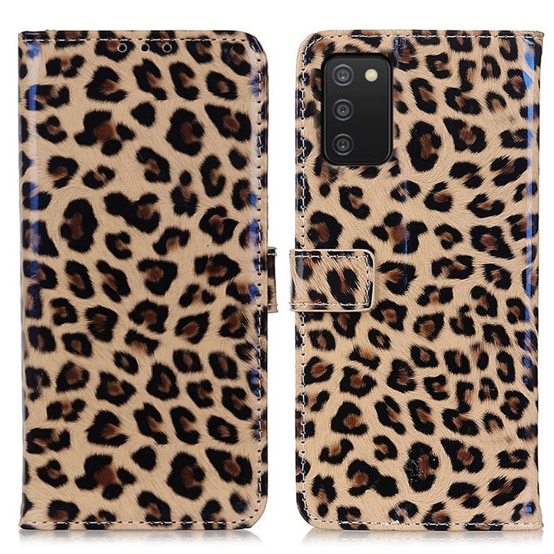 Folio-fodral Samsung Galaxy A03s Leopard