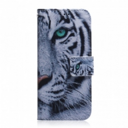 Folio-fodral Samsung Galaxy A03s Tiger Face