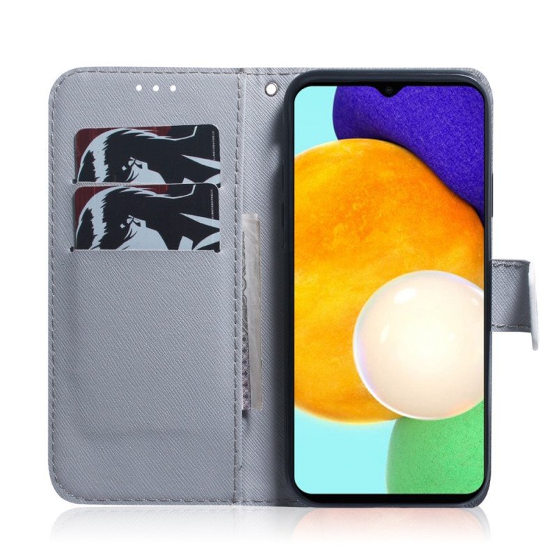 Folio-fodral Samsung Galaxy A03s Tiger Face