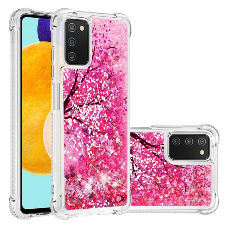 Skal Samsung Galaxy A03s Glitterträd