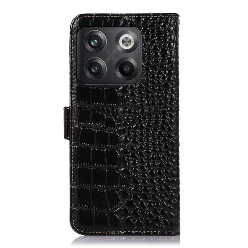 Fodral OnePlus 10T 5G Crocodile Style Rfid