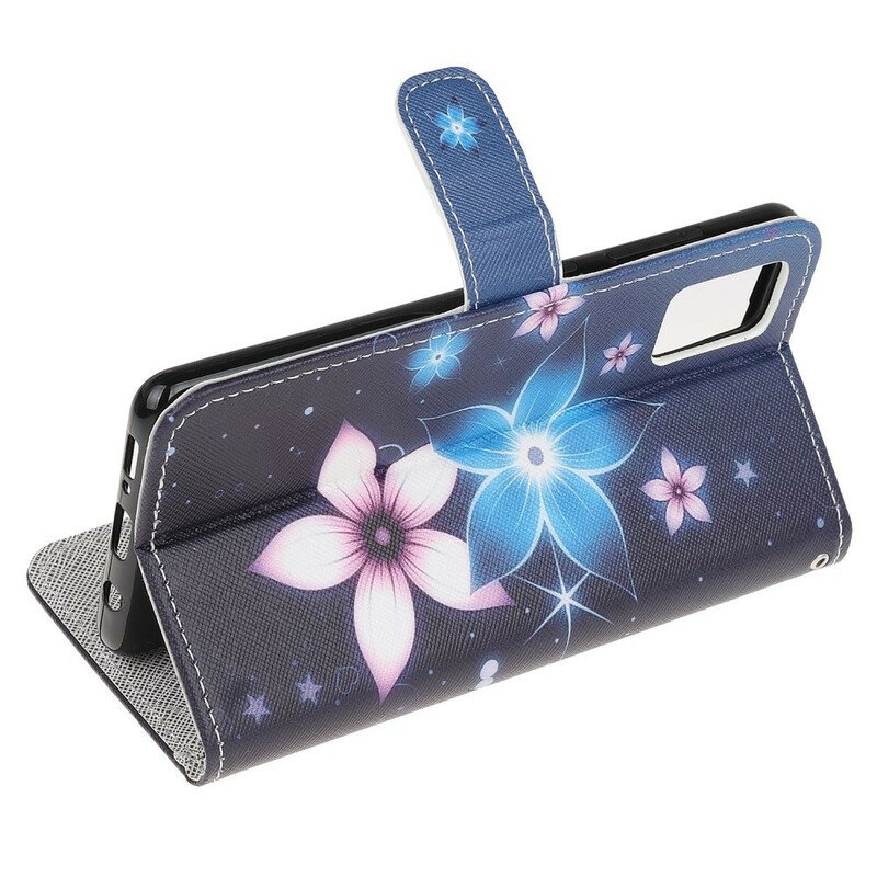 Fodral Samsung Galaxy A31 Med Kedjar Lunar Strap Blommor