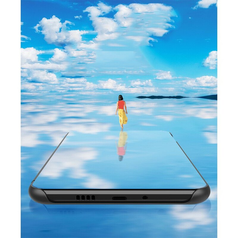 Folio-fodral Samsung Galaxy A31 Läderfodral Spegel