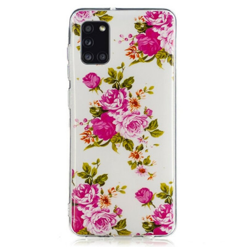 Skal Samsung Galaxy A31 Fluorescerande Liberty Flowers