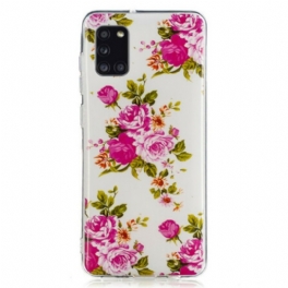 Skal Samsung Galaxy A31 Fluorescerande Liberty Flowers