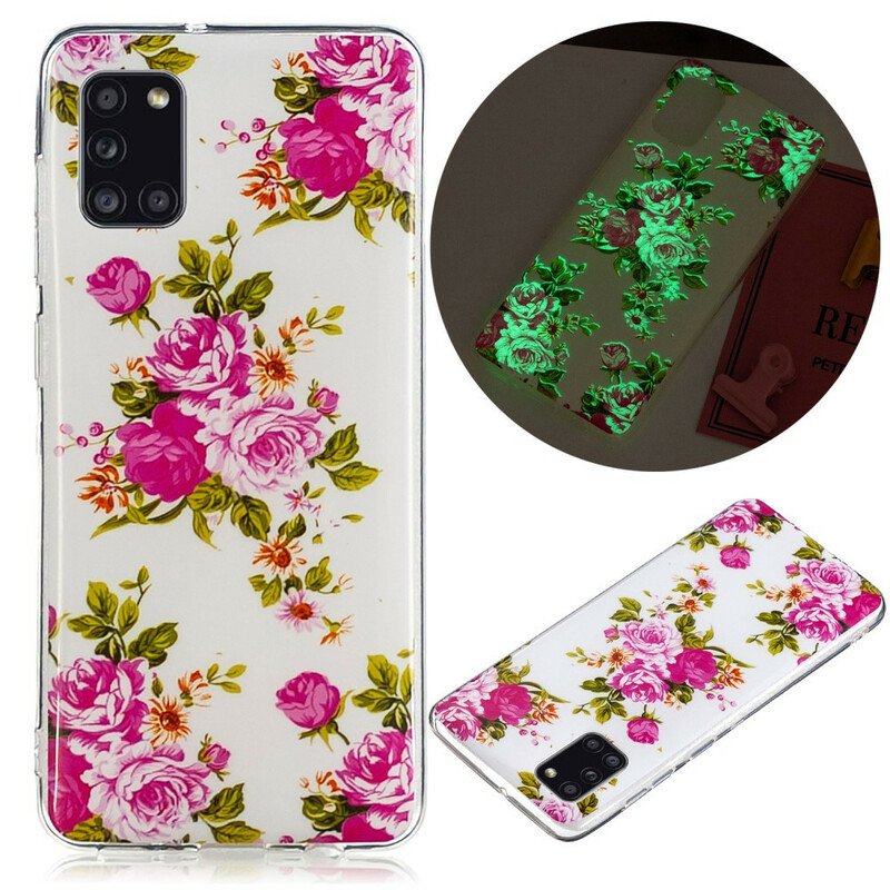 Skal Samsung Galaxy A31 Fluorescerande Liberty Flowers